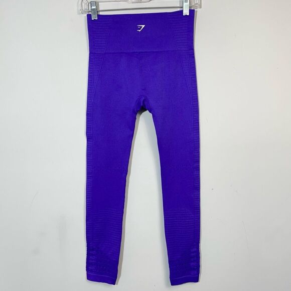 Gymshark Energy High Rise Seamless Purple Full Length
Legging Pants Perforated S - Picture 7 of 15